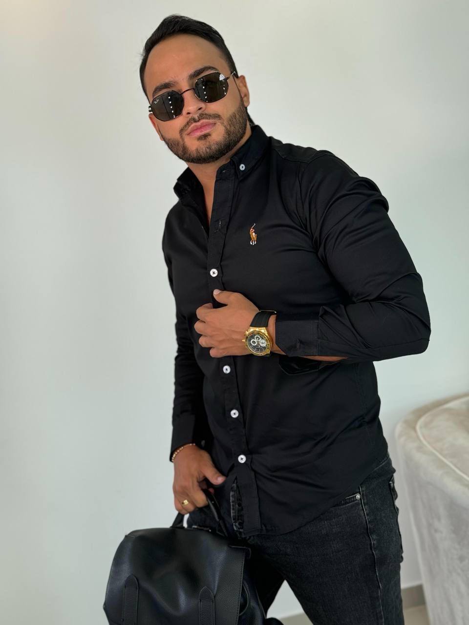 CAMISA CABALLERO MANGA LARGA