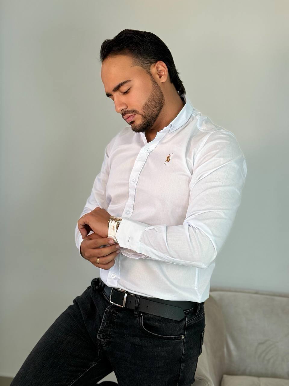 CAMISA CABALLERO MANGA LARGA