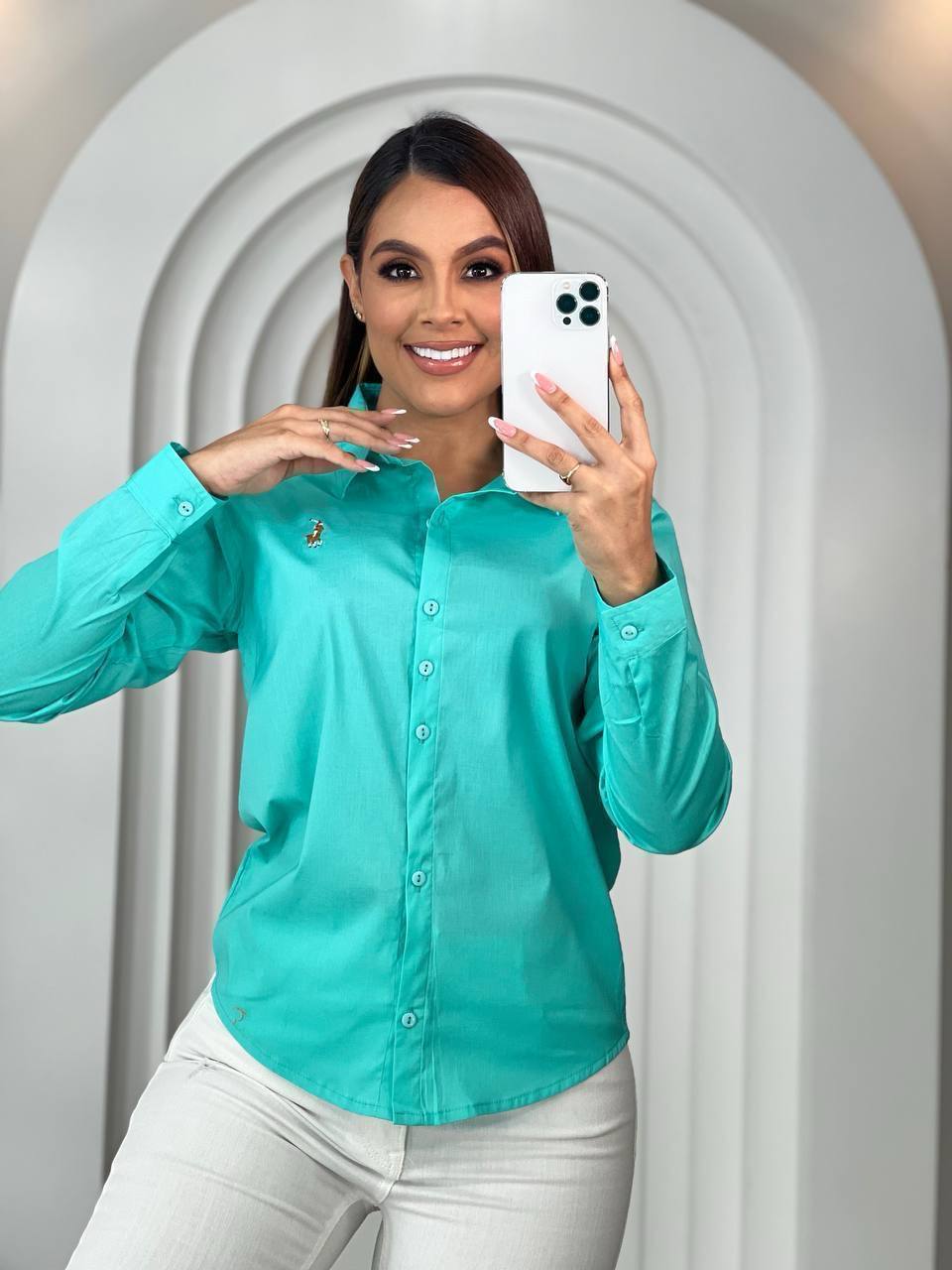 Camisa manga larga Dama