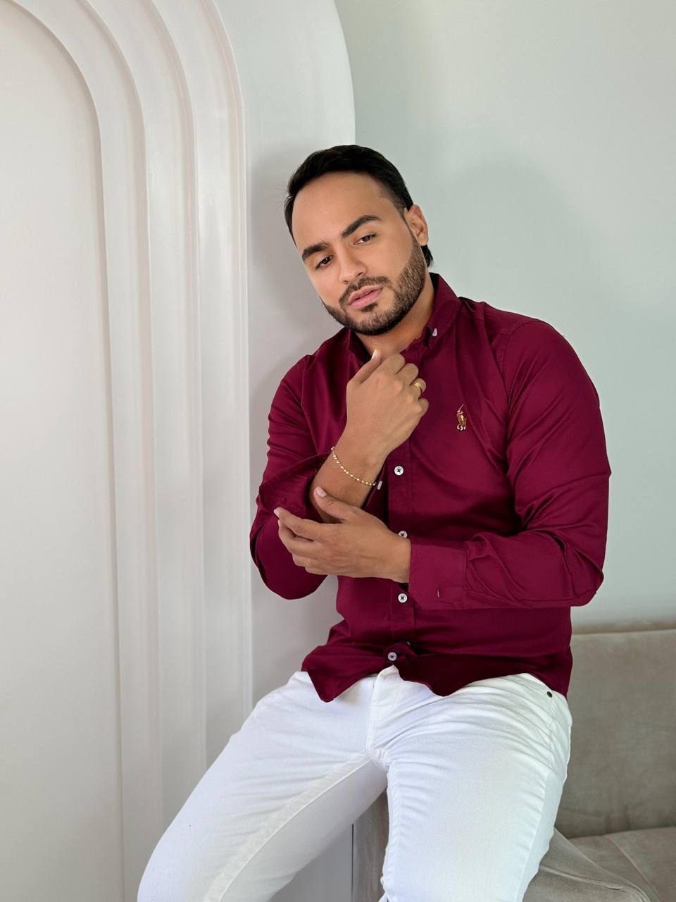 CAMISA CABALLERO MANGA LARGA