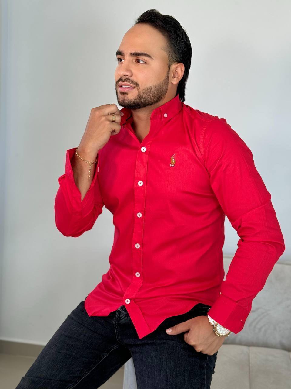 CAMISA CABALLERO MANGA LARGA