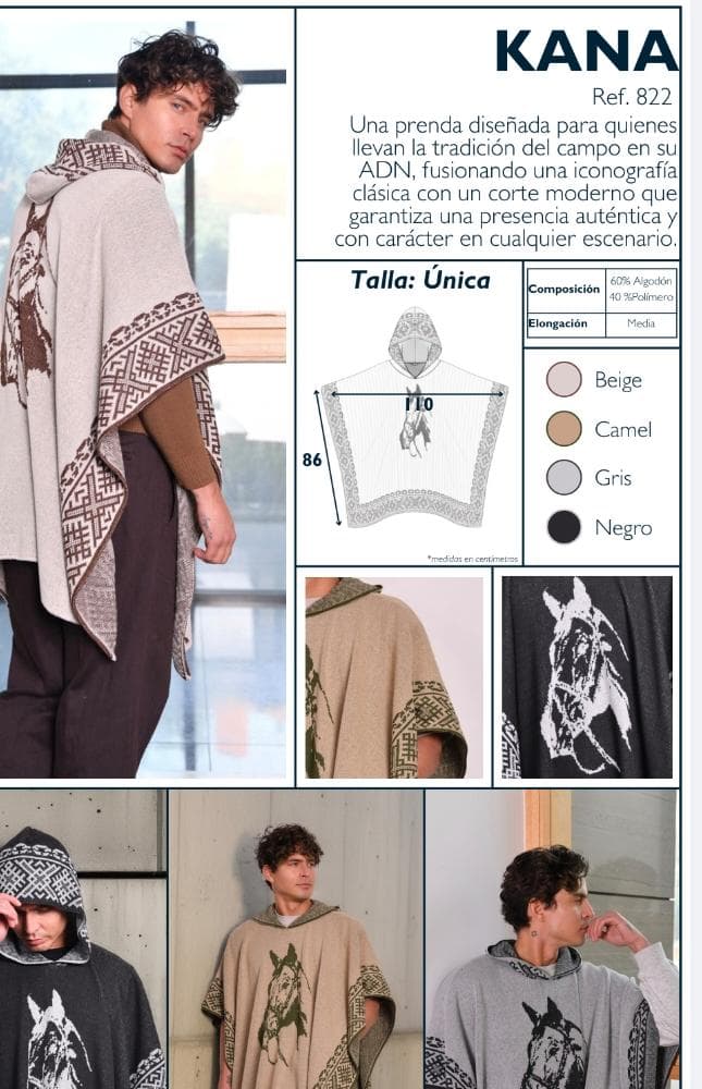 Ruanas para caballero